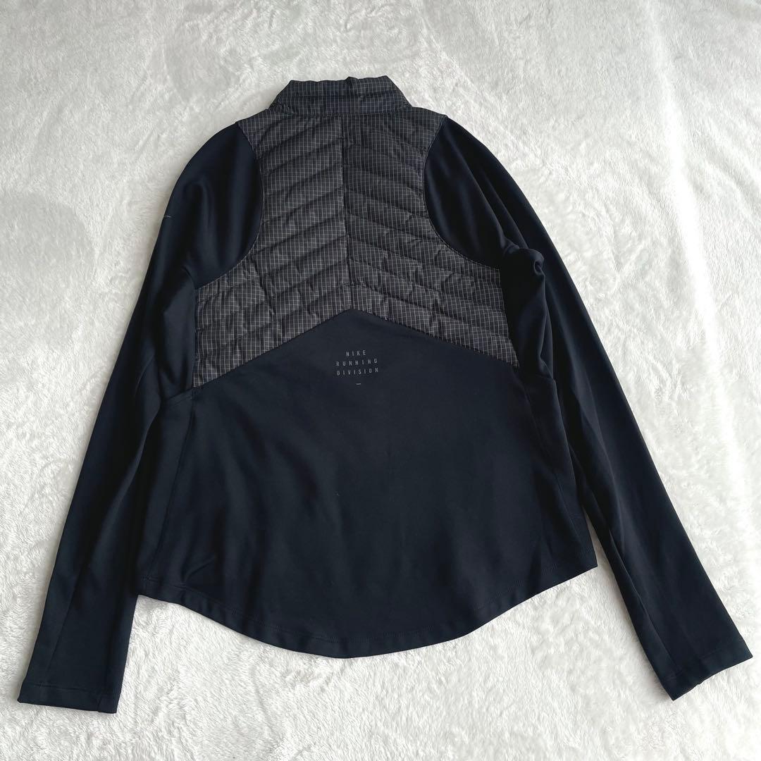 美品★ナイキ★サーマフィット★ラン ディビジョン★ランニングウェア★ブラック★M