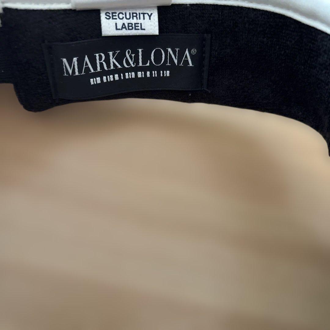 未使用☆MARK&LONA☆サンバイザー☆ゴルフ☆ホワイト✖️ブラック