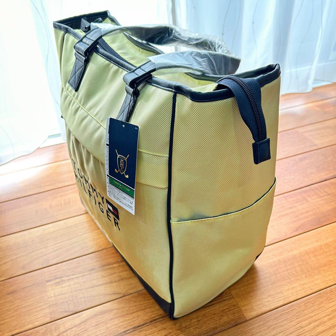 【新品未使用品】トミーヒルフィガーゴルフ　ゴルフトートバッグイエロー