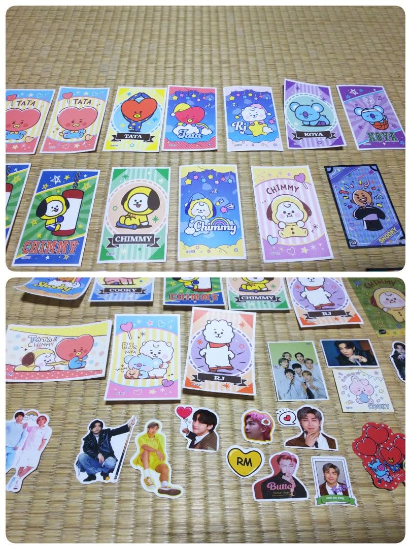 BTS BT21 TinyTAN シール トレーディングカード 等 まとめ売り