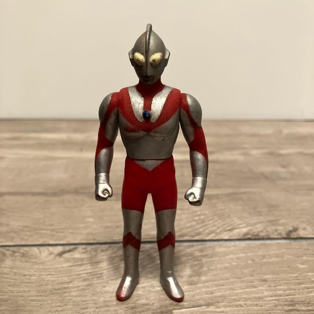 E-5 昭和レトロ ウルトラマン ソフビ 6体セット 当時物 ビンテージ