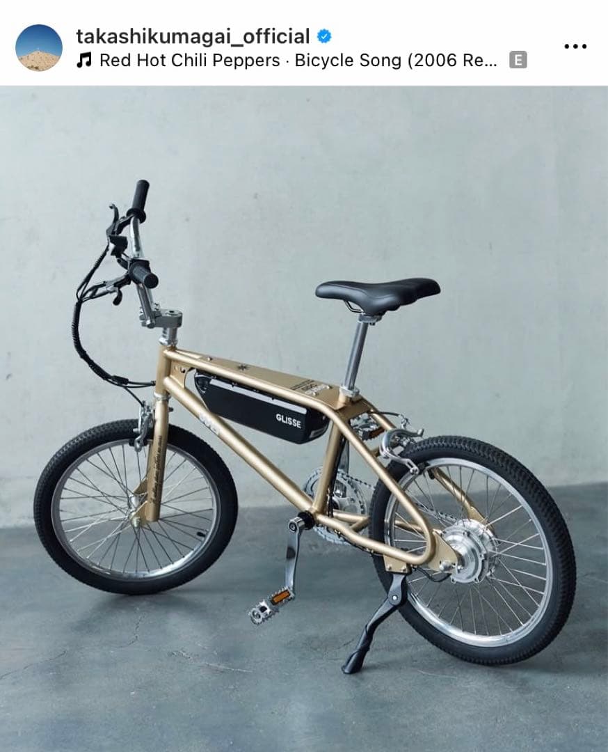WO BIKES×GDC GLISSE ゴールド　木村拓哉　窪塚洋介