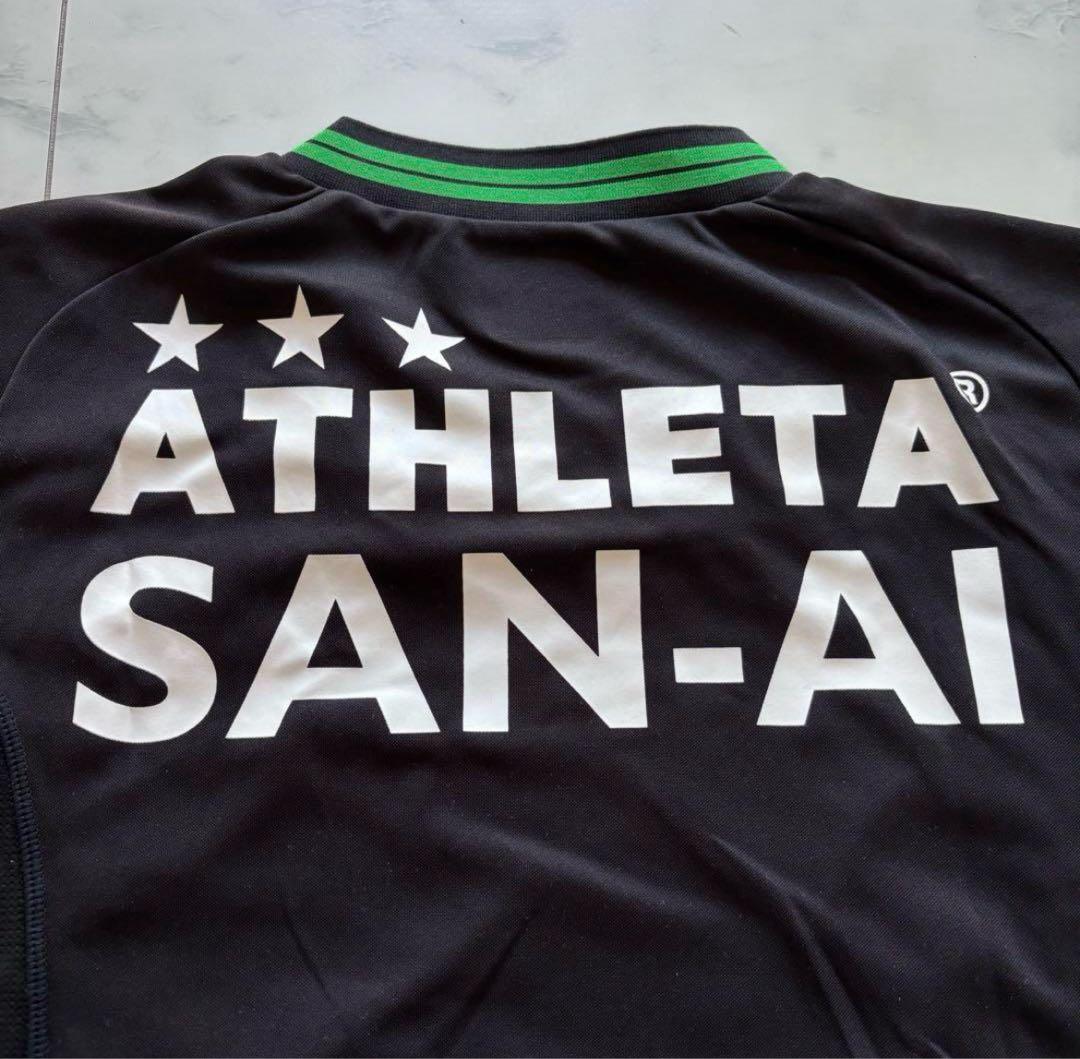 美品 東京ヴェルディ プラクティスシャツ M 黒 ATHLETA