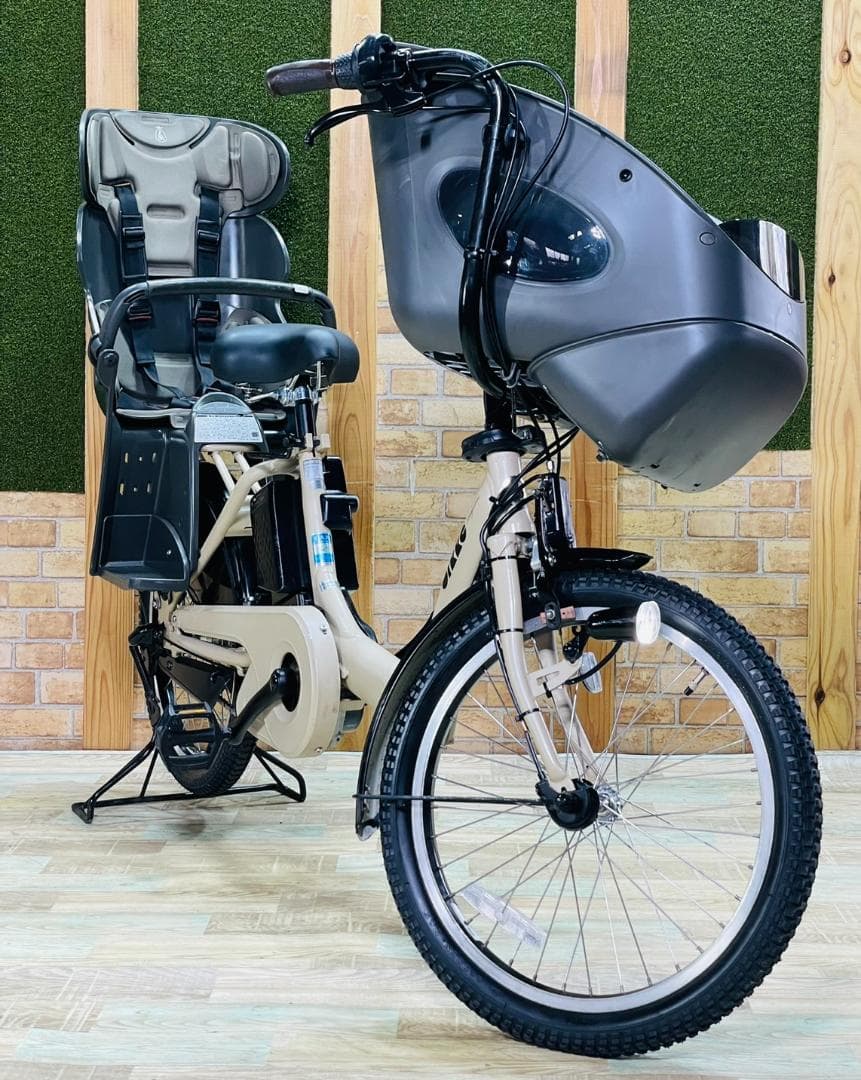 値上直前 超大容量ビッケ ブリヂストン 子供乗せ電動アシスト自転車 H3749