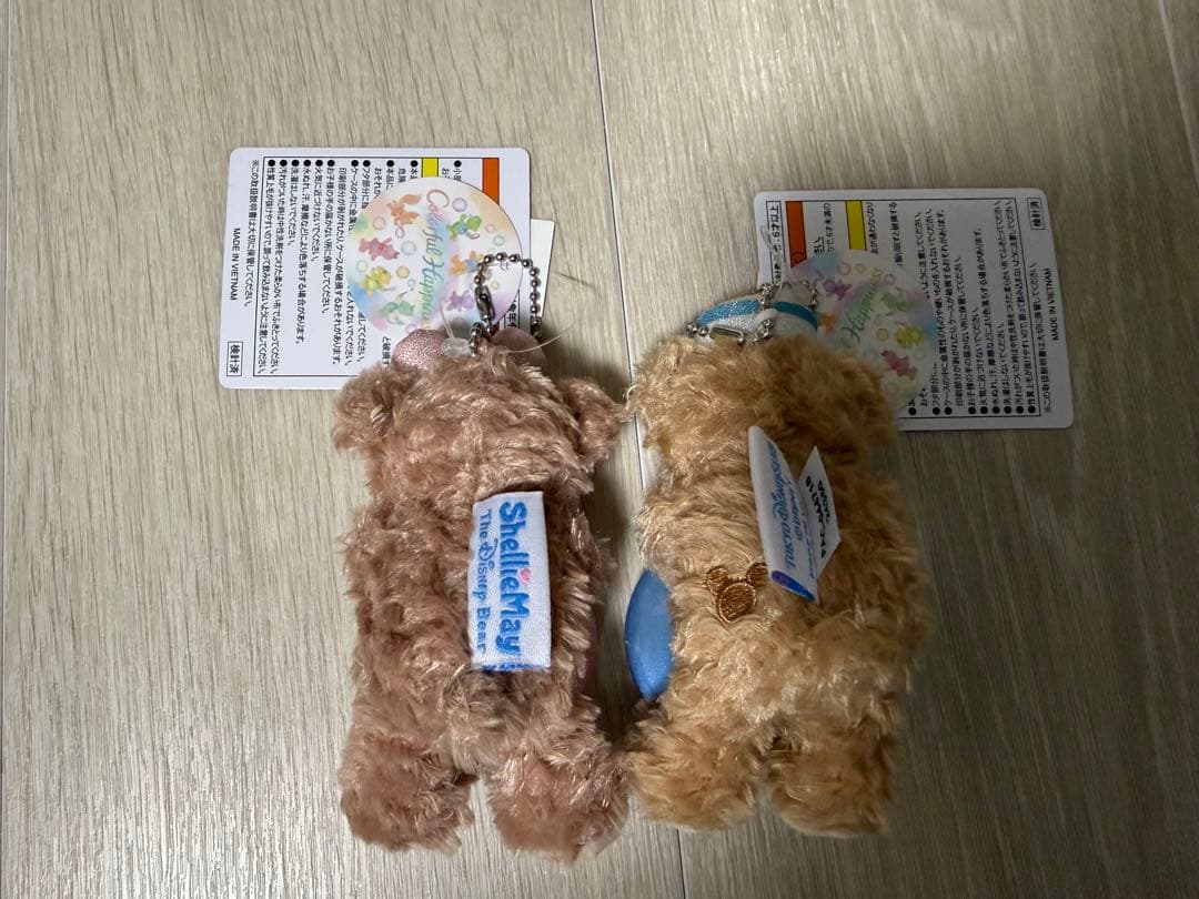 20周年記念 カラフルハピネス ぬいぐるみチャーム ダッフィー シェリーメイ