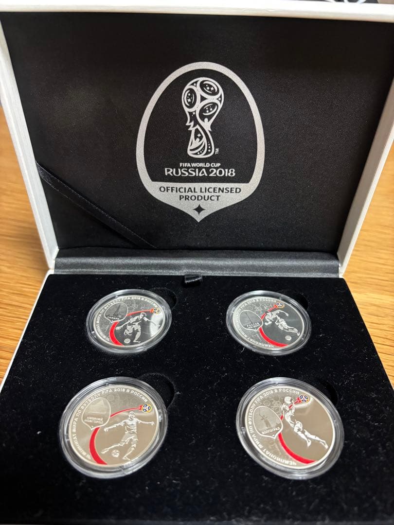 FIFA ワールドカップロシア大会　2018 公式記念 シルバー4種セット