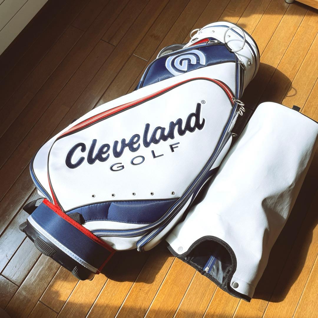 Cleveland Golf キャディバッグ ホワイト/ネイビー