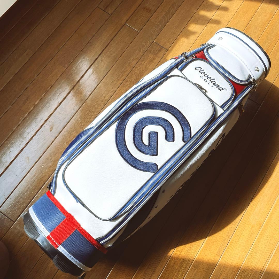 Cleveland Golf キャディバッグ ホワイト/ネイビー