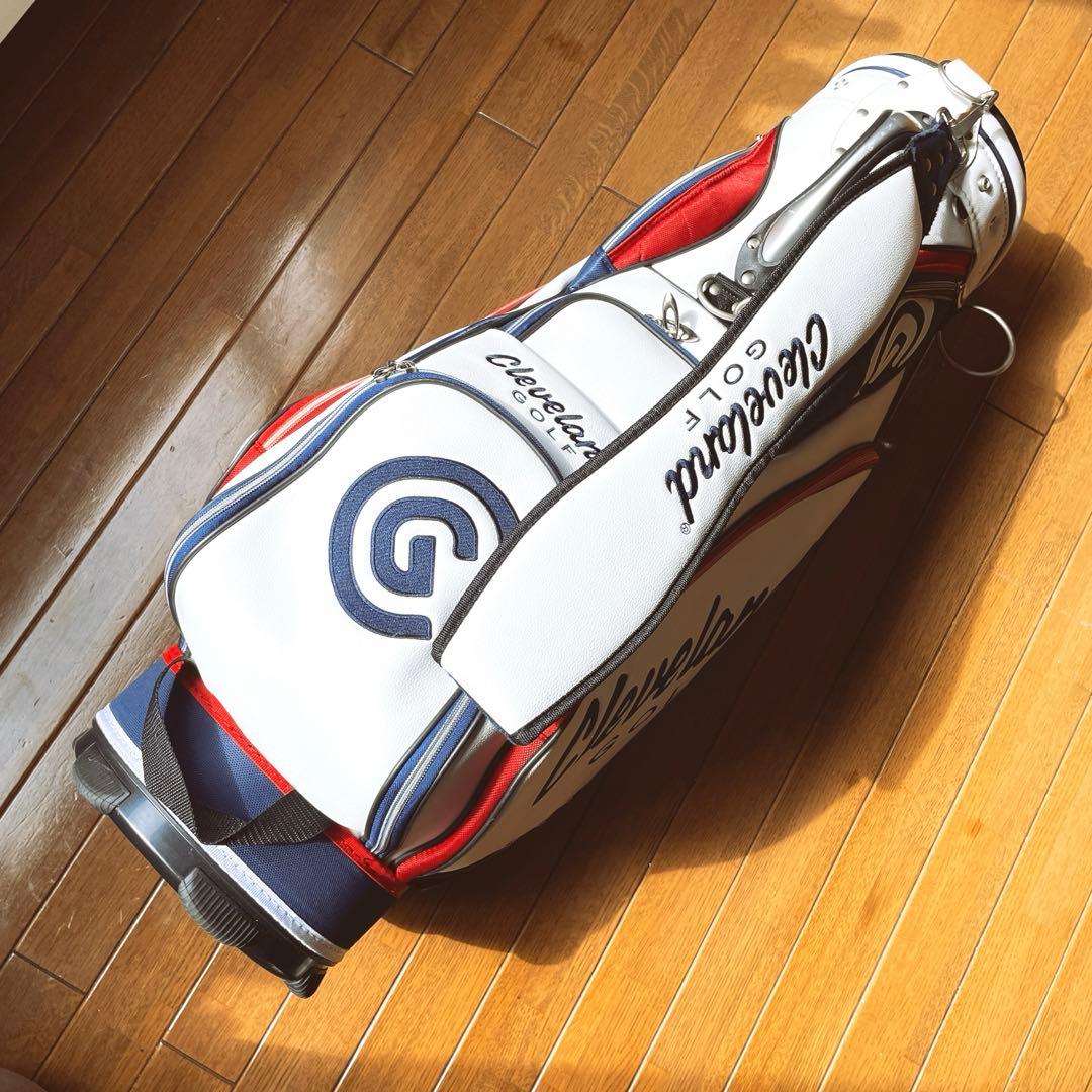 Cleveland Golf キャディバッグ ホワイト/ネイビー