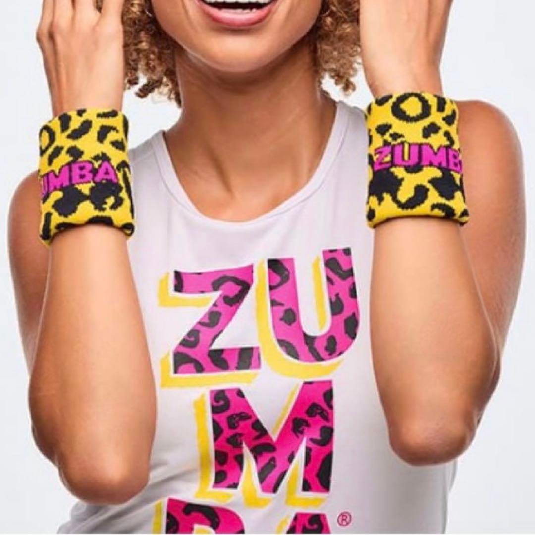 2025 新作　正規品　大人気　豹柄　ZUMBA　バンダナ　リストバンド