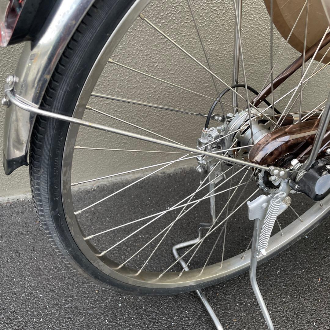 パナソニック電動アシスト自転車26インチブラウン