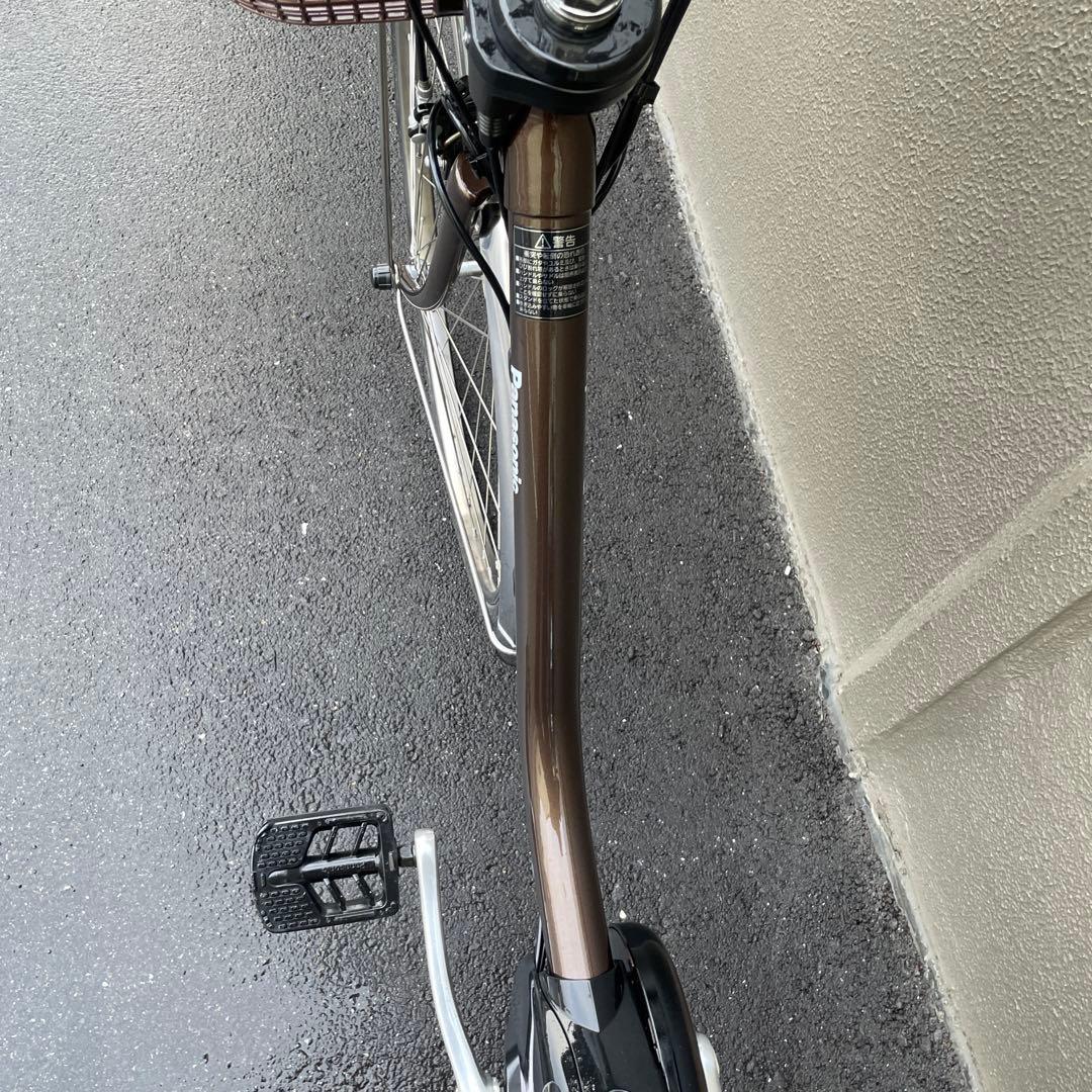 パナソニック電動アシスト自転車26インチブラウン