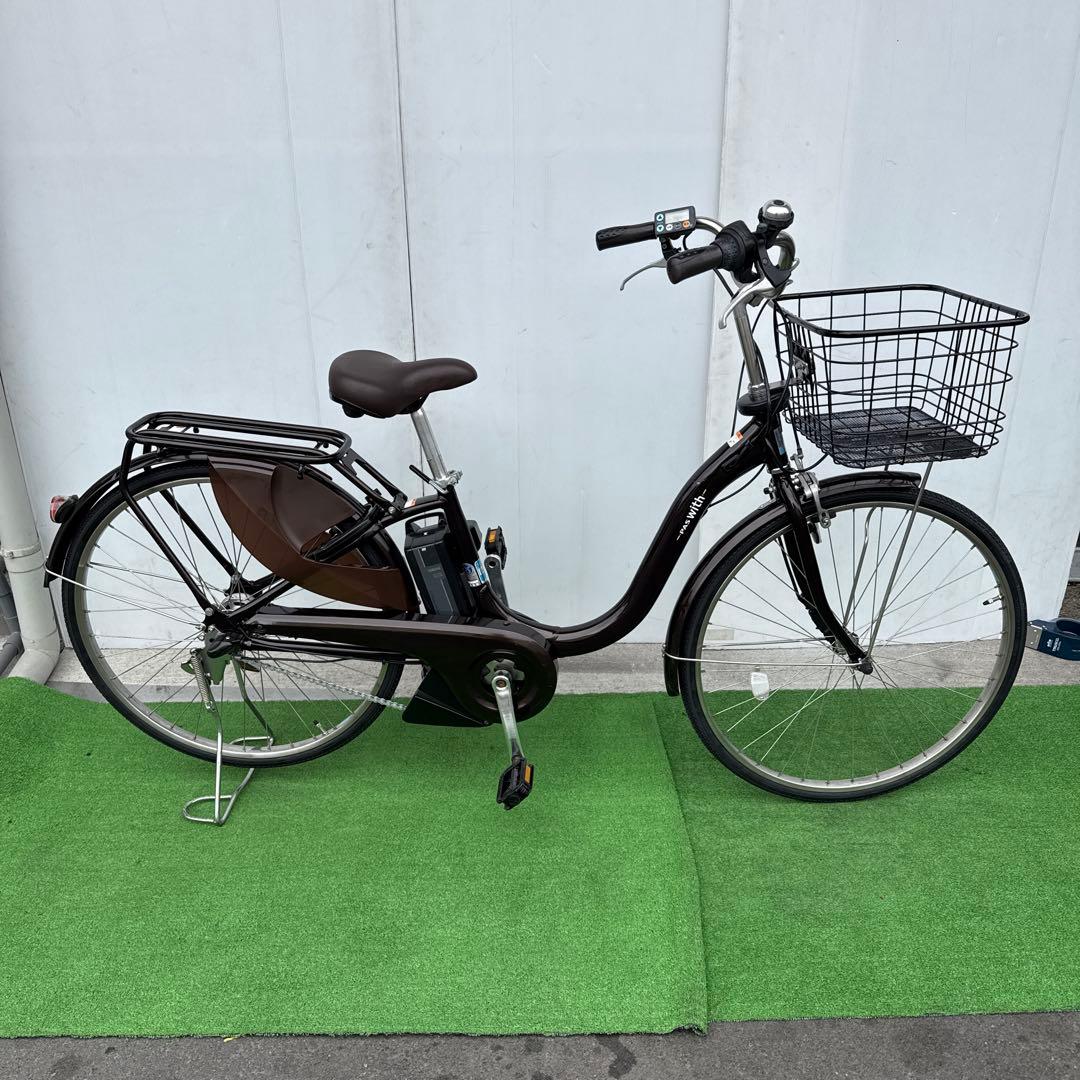 YAMAHAヤマハ電動アシスト自転車26インチ 12.3Ah ブラウン