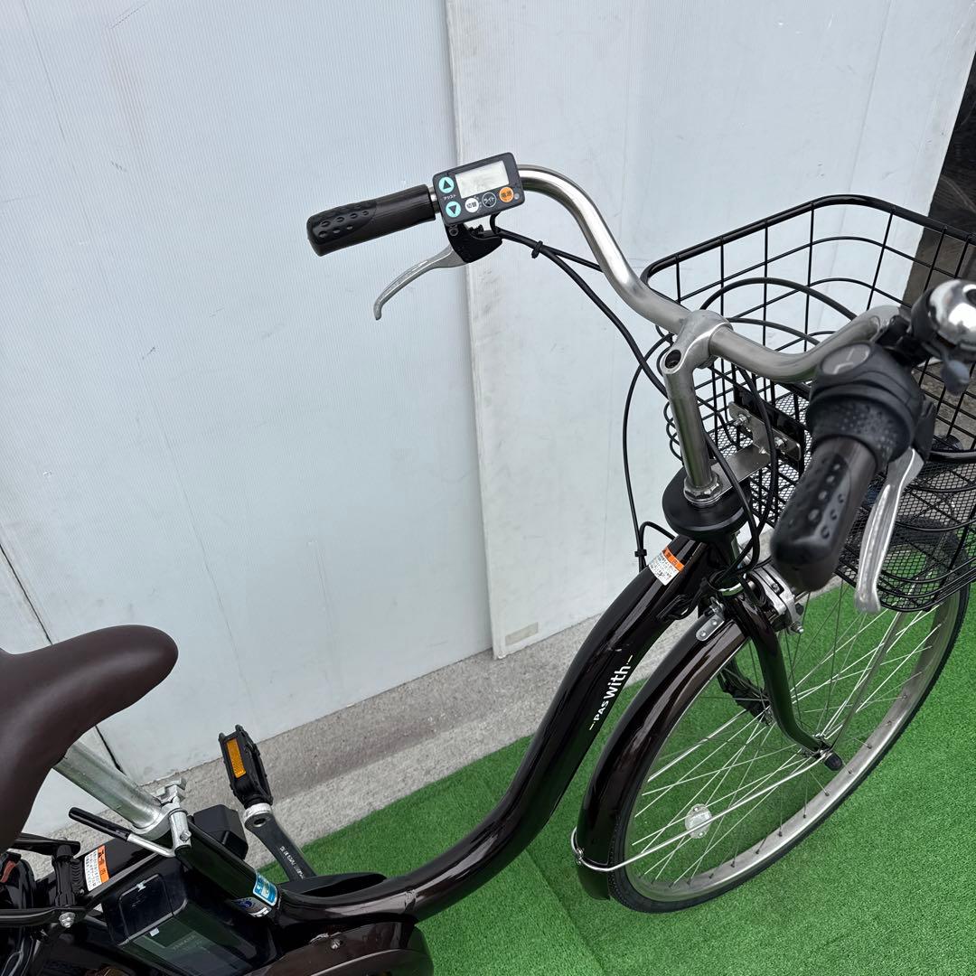 YAMAHAヤマハ電動アシスト自転車26インチ 12.3Ah ブラウン