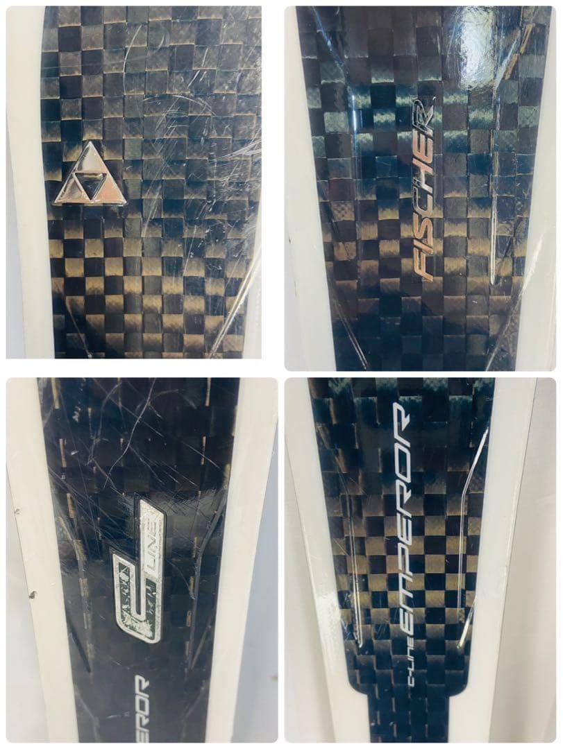 【良品】Fischer Emperor 175cm スキー板 ビンディング付き