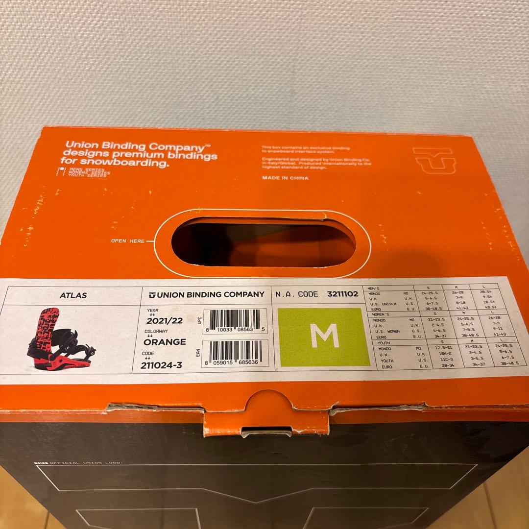 ユニオン　ATLAS ビンディング　Mサイズ