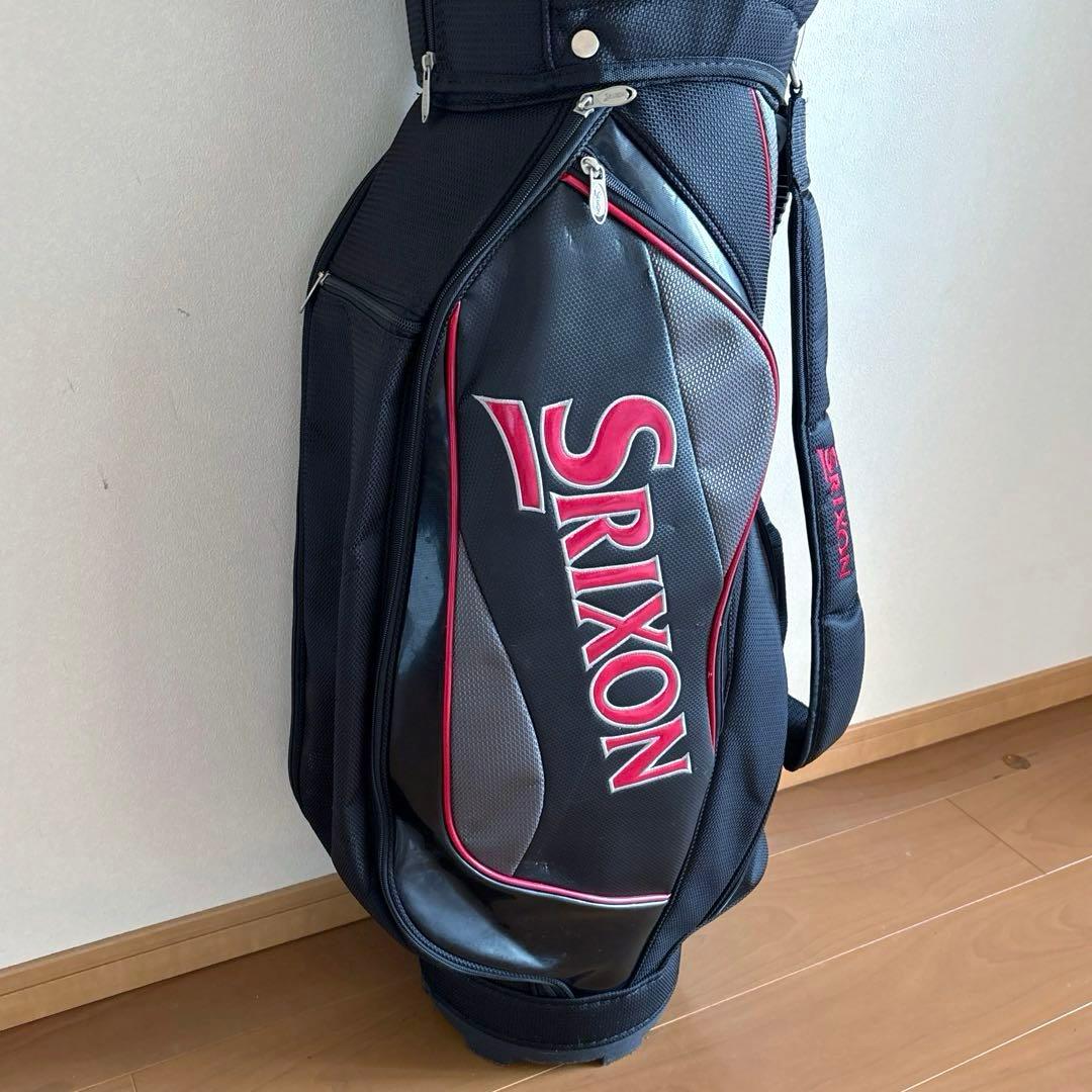 SRIXON スリクソン 軽量キャディバッグ フード付き 8.5型/5分割 黒
