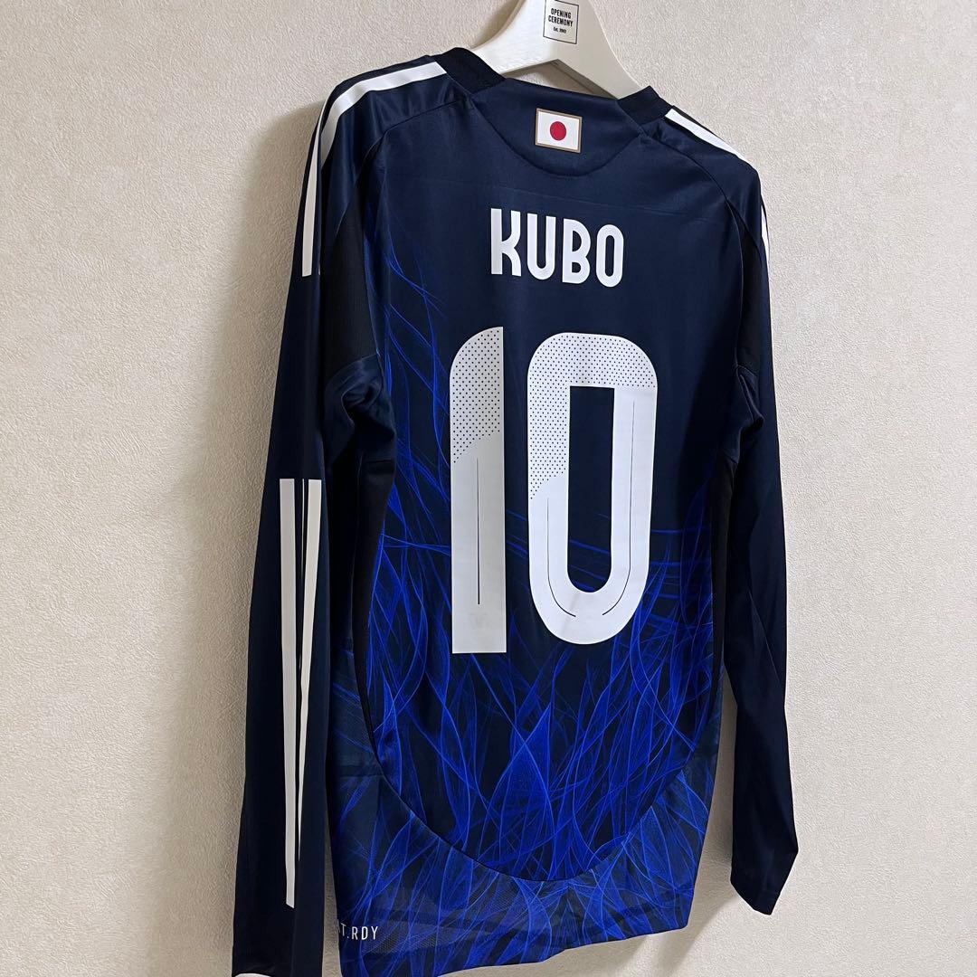 【新品未使用】サッカー　日本代表　久保建英　ユニフォーム　長袖　Mサイズ　10番