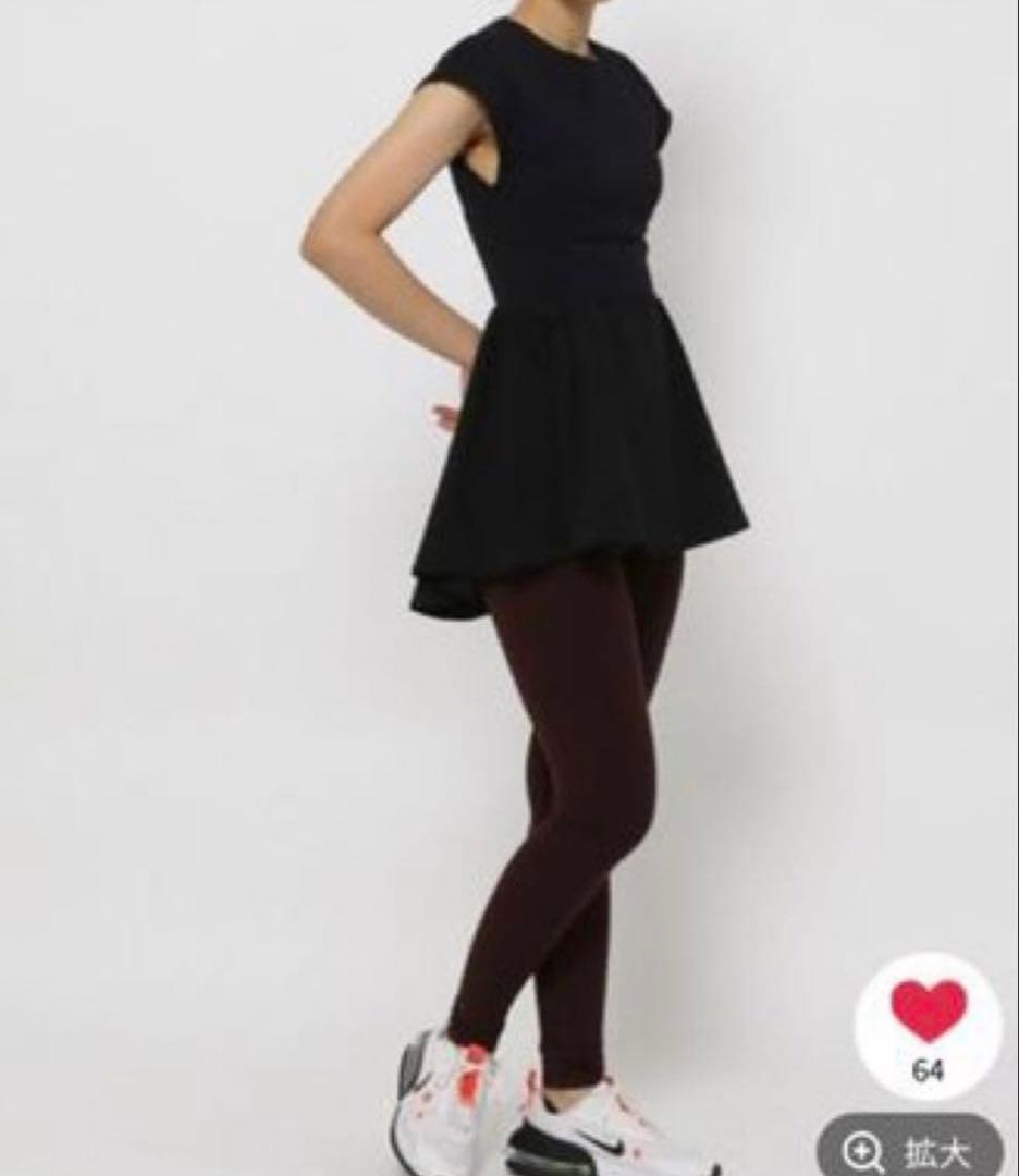 美品　HEREIAM カップ付きトップス ペプラムトップス　size4