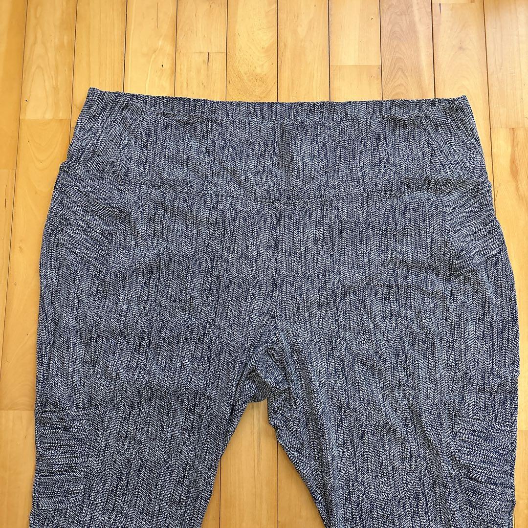 Athleta レギンスパンツ かなり大きめ ジッパー ヨガパンツ 【3X】