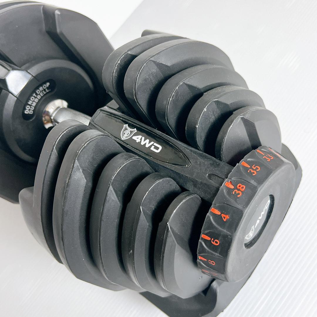 【良品✨送料込】可変式ダンベル 38kg 2個目　4WD正規品
