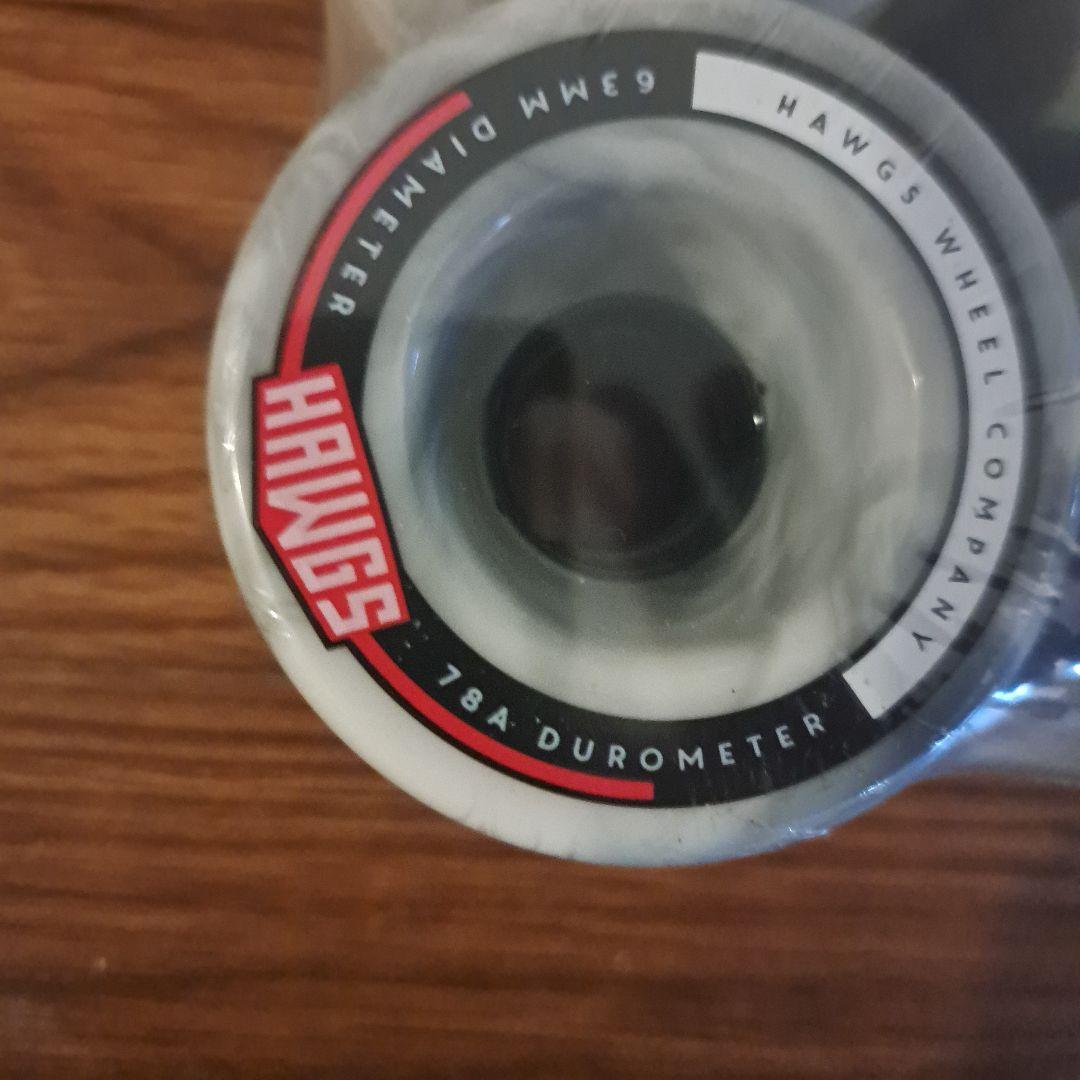HAWGS スケートボードホイール 63mm 78A 4個セット ランドヤッツ