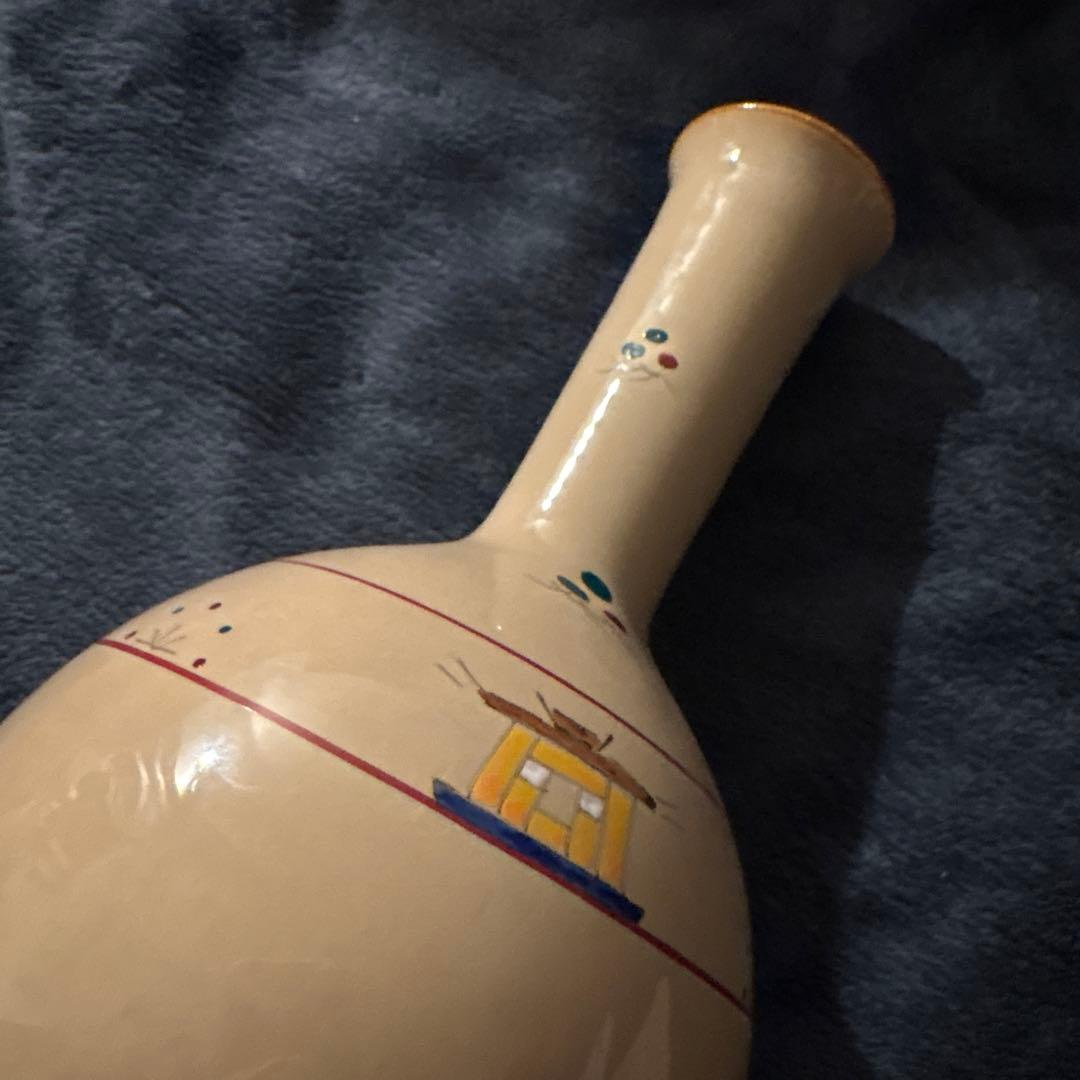 【新品・未使用】一輪生 陶器 花瓶 木箱付き（撮影時のみ開封）