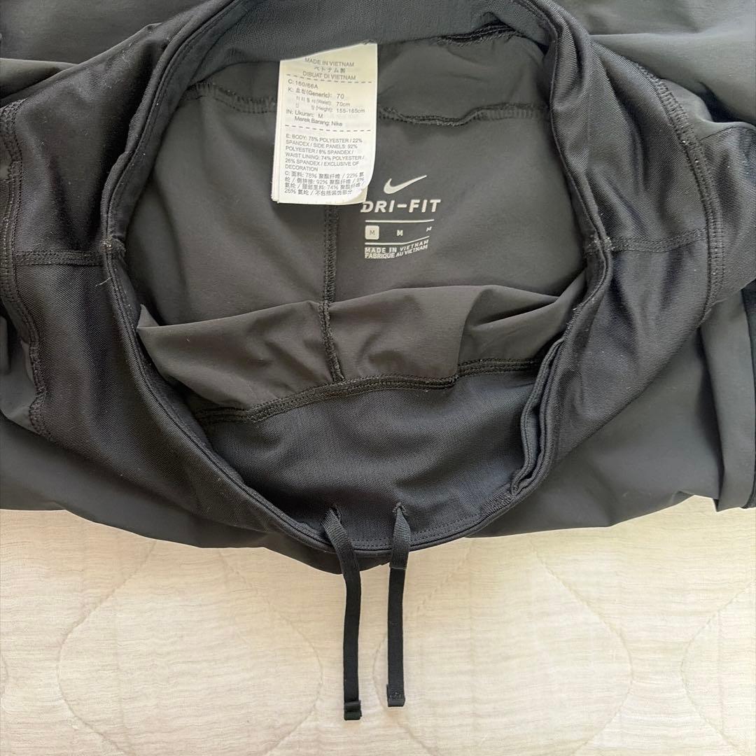 NIKE フード付きブラックジャージ上下セット レディース M