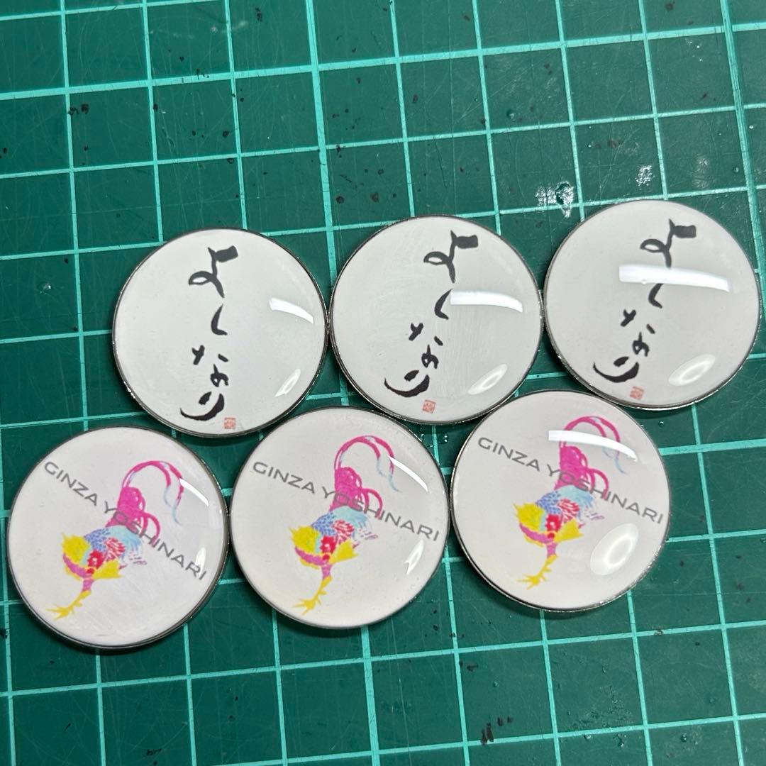 ハットクリップゴルフマーカー 25mm クリップ付　磁石