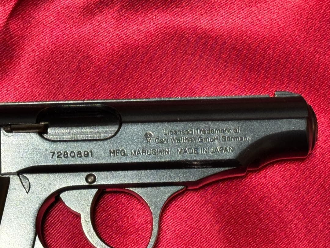 キャロムショット　ワルサーPPK/Sモリブデンブルー　モデルガン