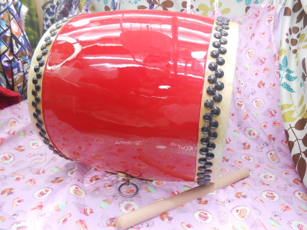 ☆限定新品未使用(送料無料)28.980円　エイサー大太鼓36cm*40cm撥付