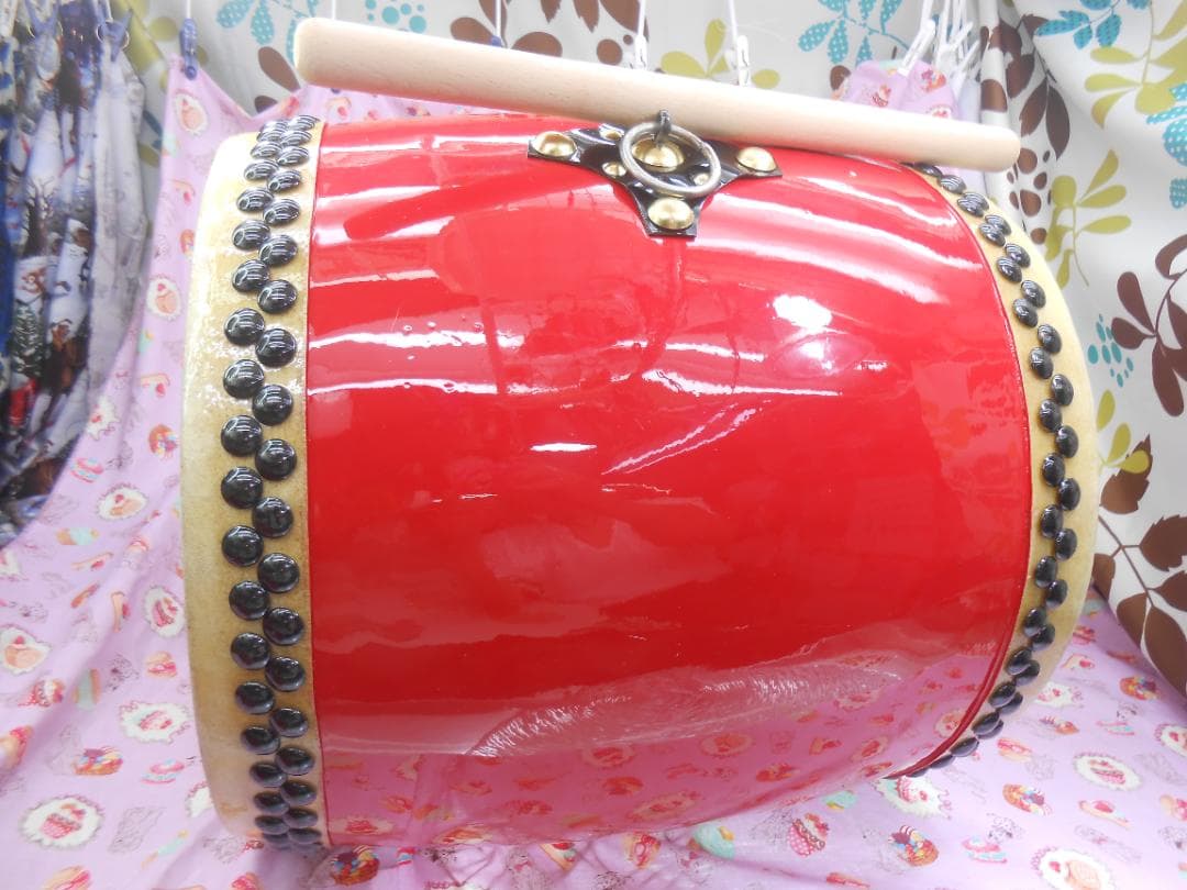 ☆限定新品未使用(送料無料)28.980円　エイサー大太鼓36cm*40cm撥付