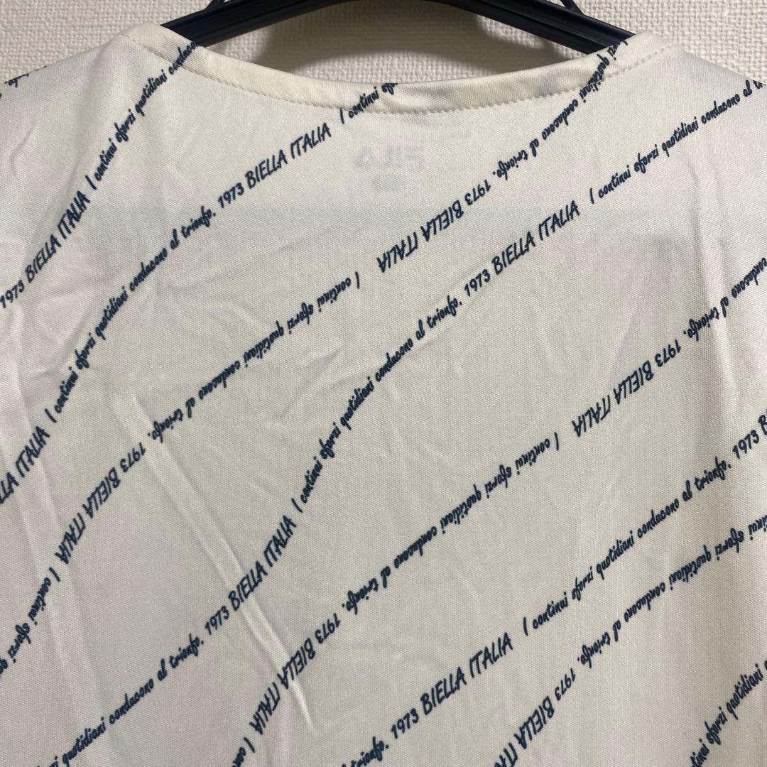 FILA 上下セット　テニス　スコート　L ホワイト　レディース　白　柄　フィラ