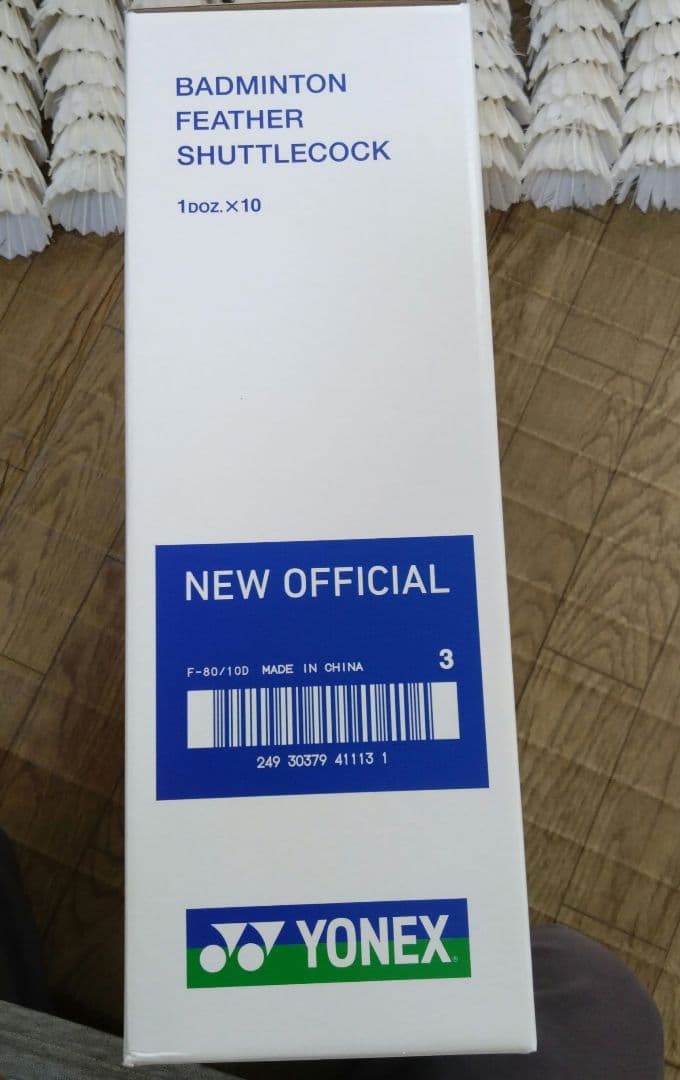 バドミントン中古シャトル 【NEW OFFICIAL】12個入り✕10本