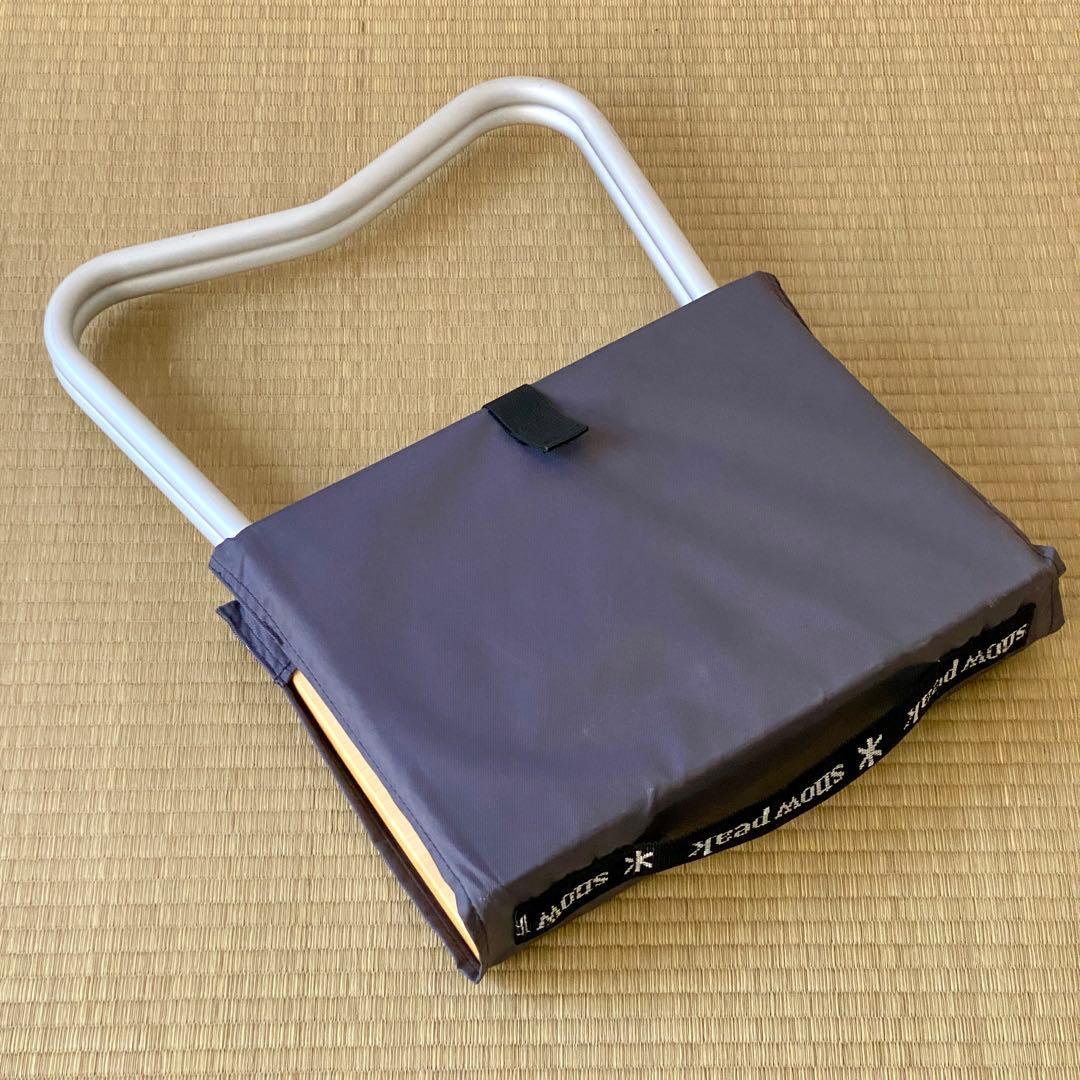 【＊ perk】《超美品》コンパクトな折り畳みテーブル　Myテーブル竹