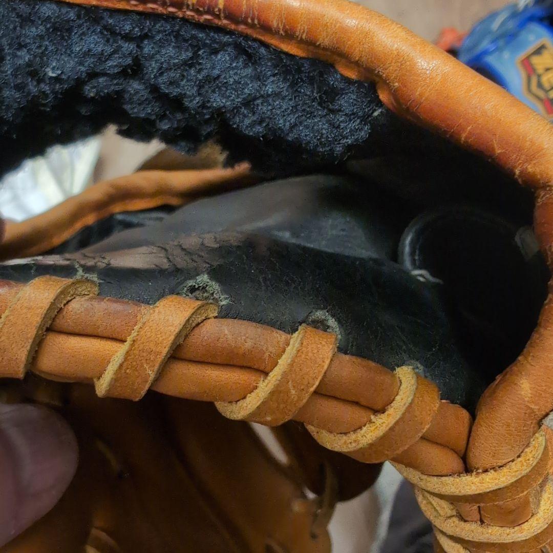ミズノプロ　Mizuno Pro 硬式グローブ オレンジ　内野　投手