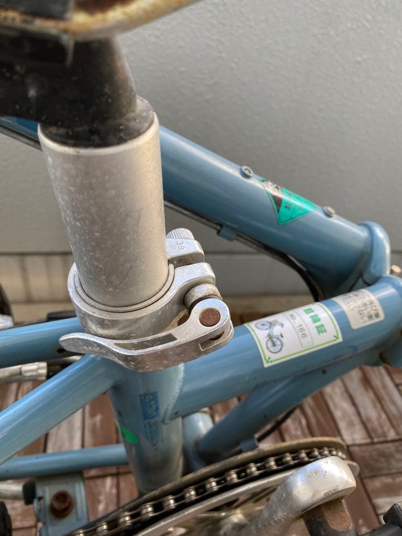未整備 DAHON ダホン 折りたたみ自転車 青