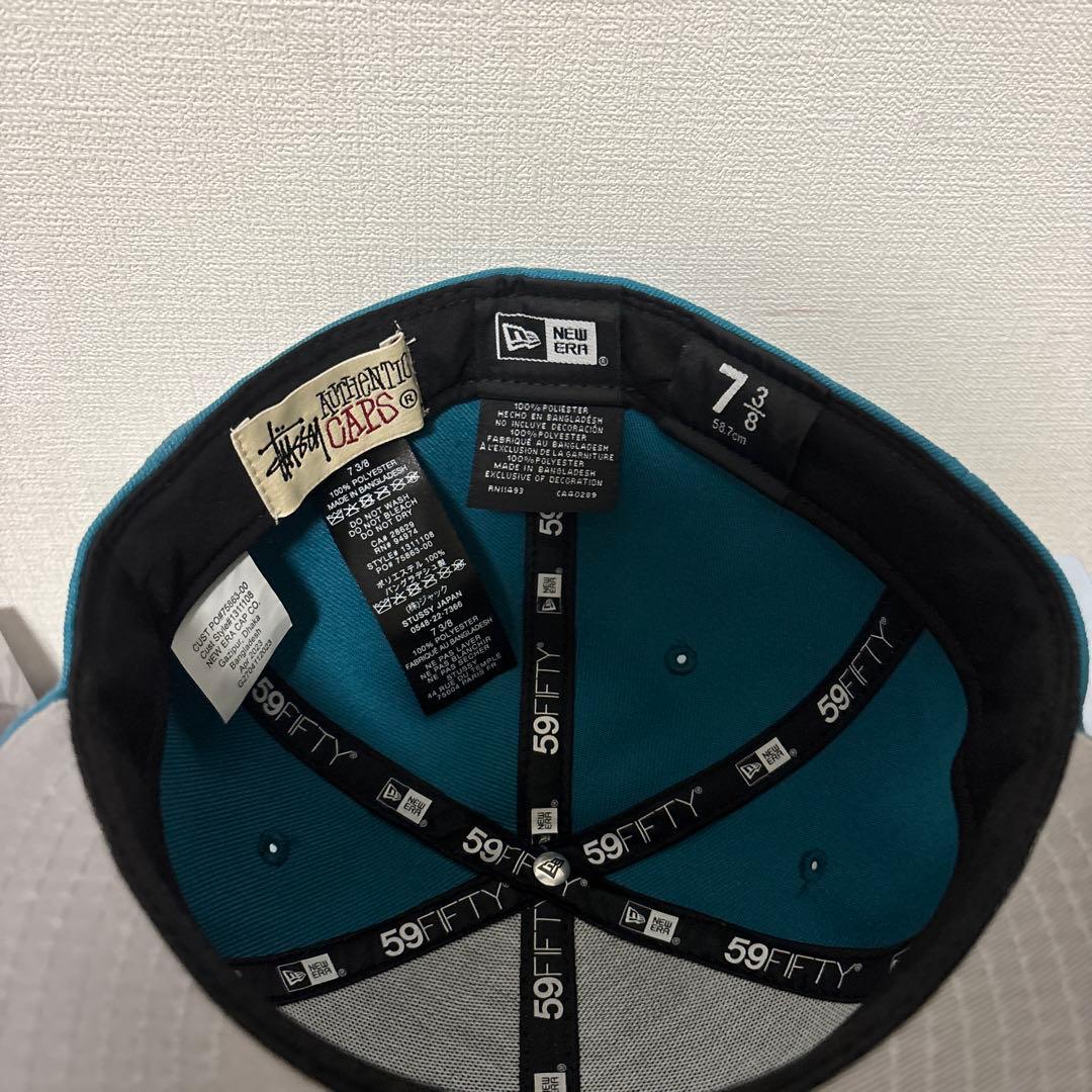 Stüssy 青 キャップ 7 3/8