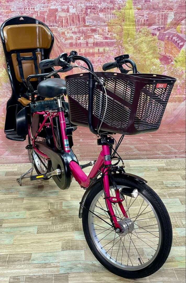 ZK3668 電動自転車 パナソニック 子供乗せ 20インチ 送料無料