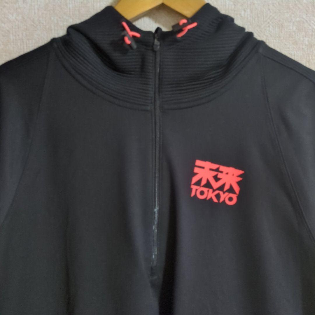 アシックス フューチャー トーキョー ジャケット ジャージ 2XL相当 黒