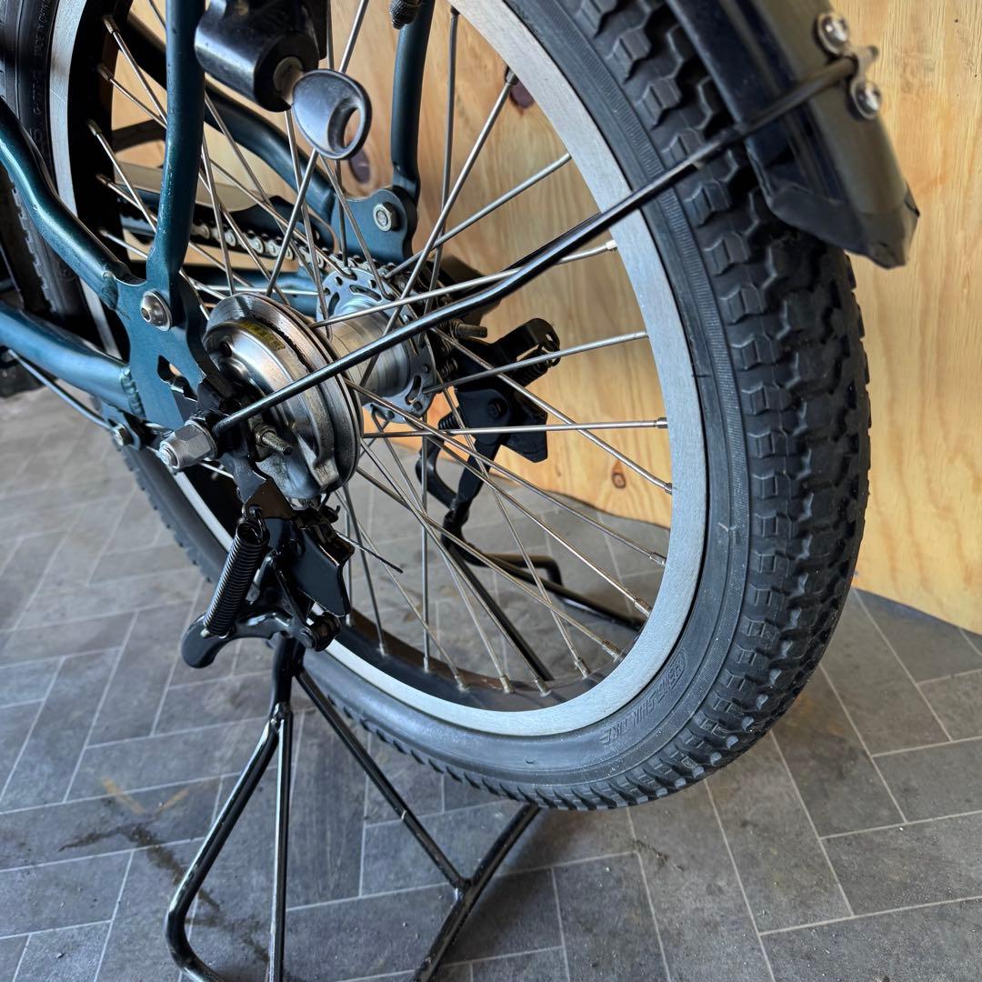 電動アシスト自転車 ダークブルー 前カゴ付き バッテリー16ah