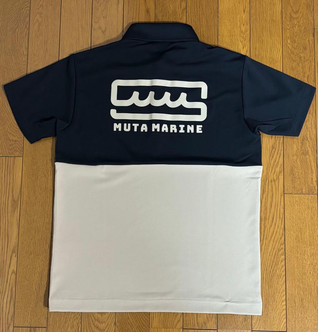 【美品】muta marine ポロシャツ サイズ4 ゴルフウェア バイカラー