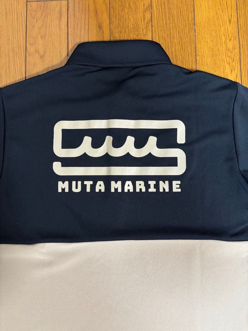 【美品】muta marine ポロシャツ サイズ4 ゴルフウェア バイカラー