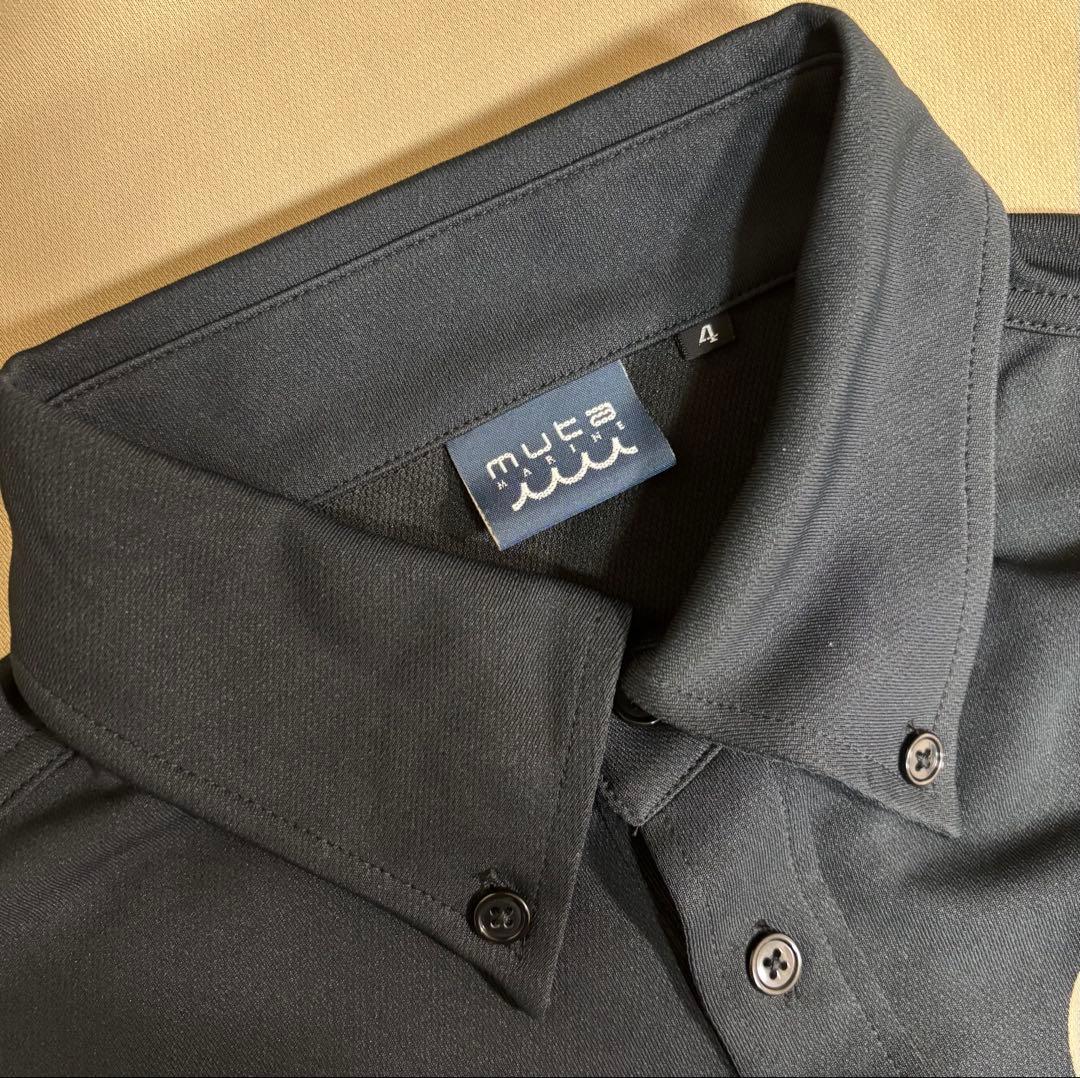 【美品】muta marine ポロシャツ サイズ4 ゴルフウェア バイカラー