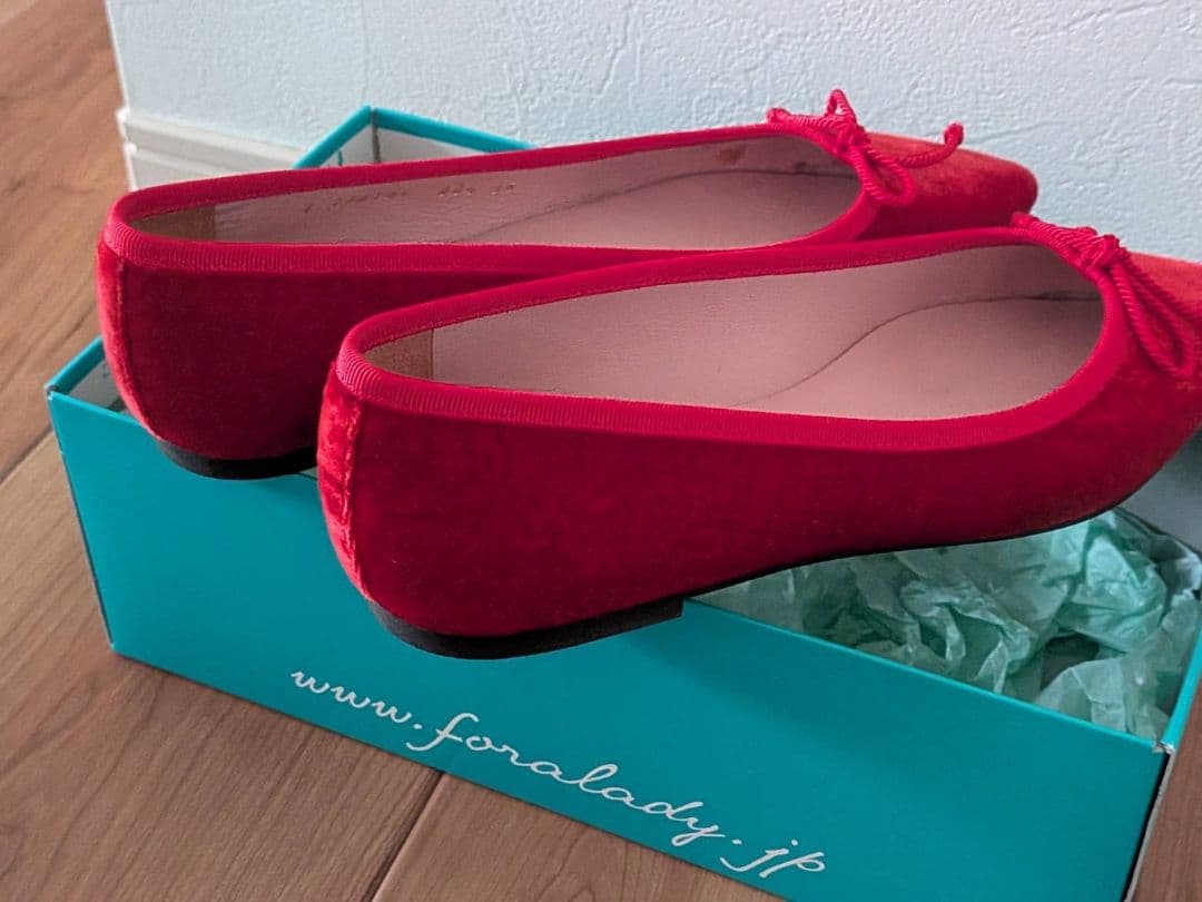 PrettyBallerinas 赤　バレエシューズ
