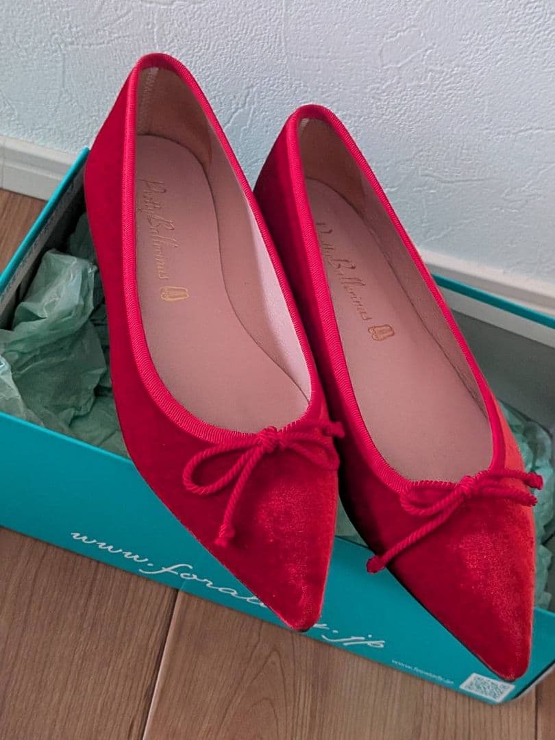 PrettyBallerinas 赤　バレエシューズ