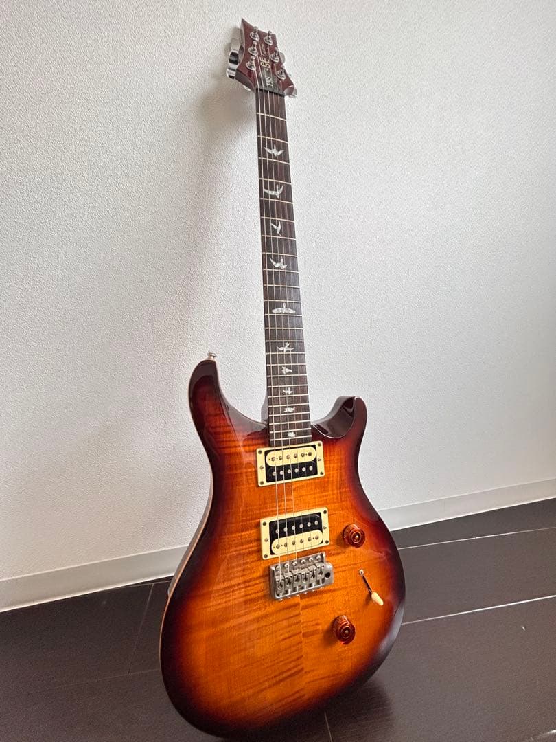 PRS SE Custom 24 美品 純正刺繍ソフトケース付 動作良好