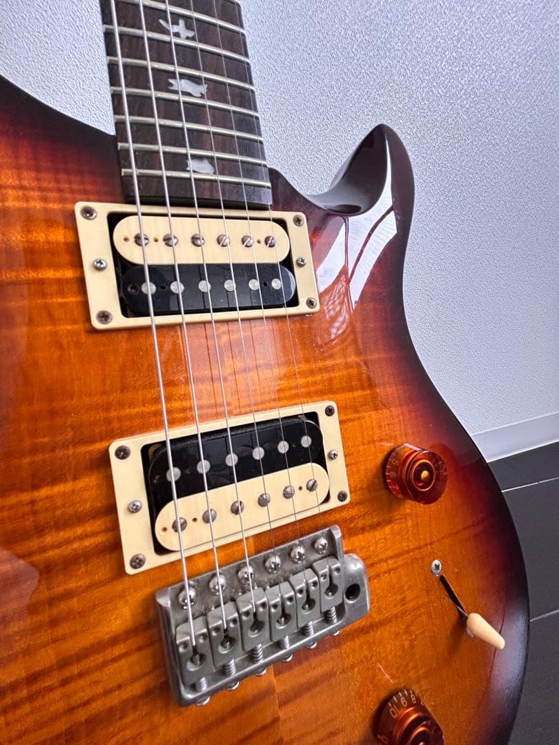 PRS SE Custom 24 美品 純正刺繍ソフトケース付 動作良好