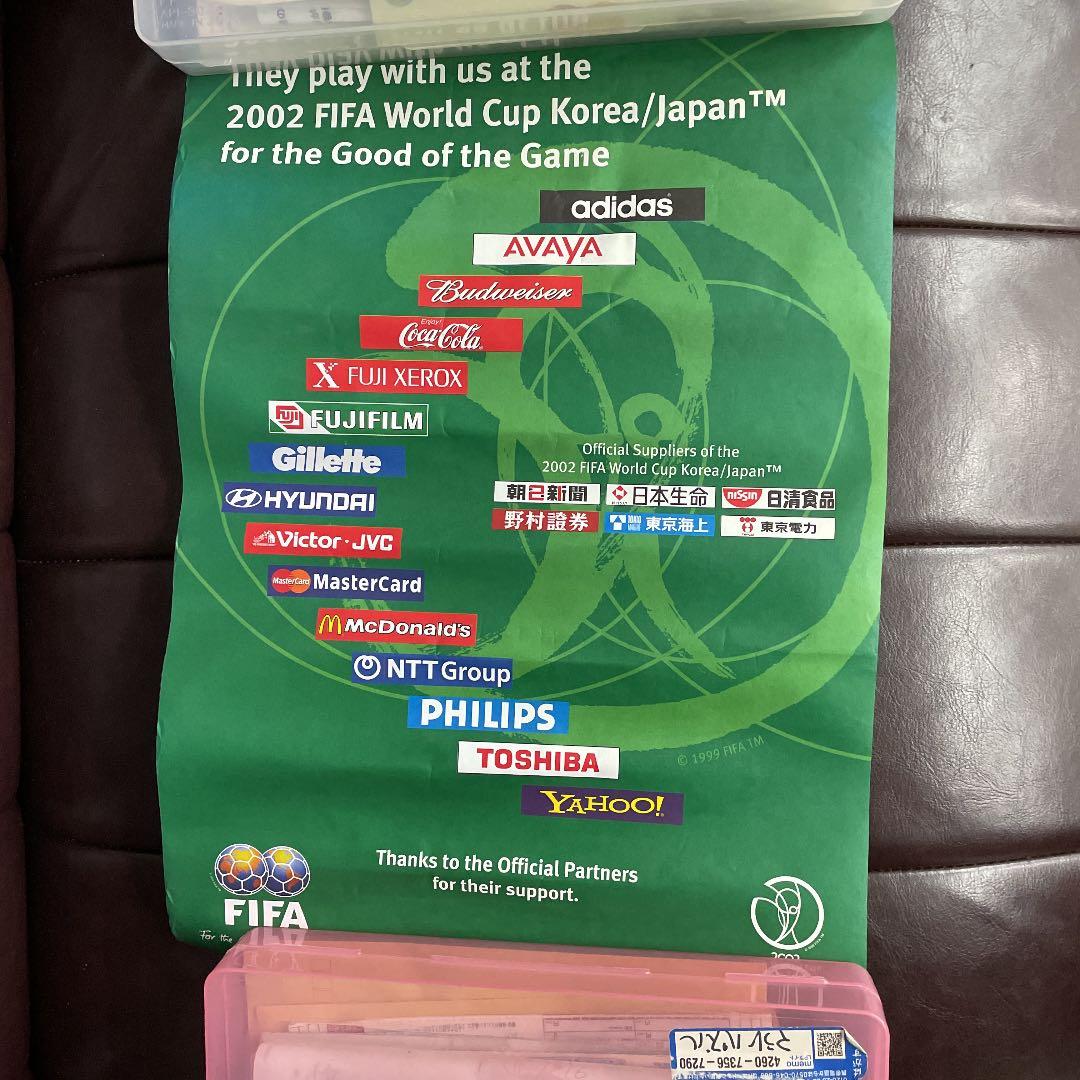 FIFAワールドカップ2002 朝日新聞　アルゼンチン対イングランド　メンバー表