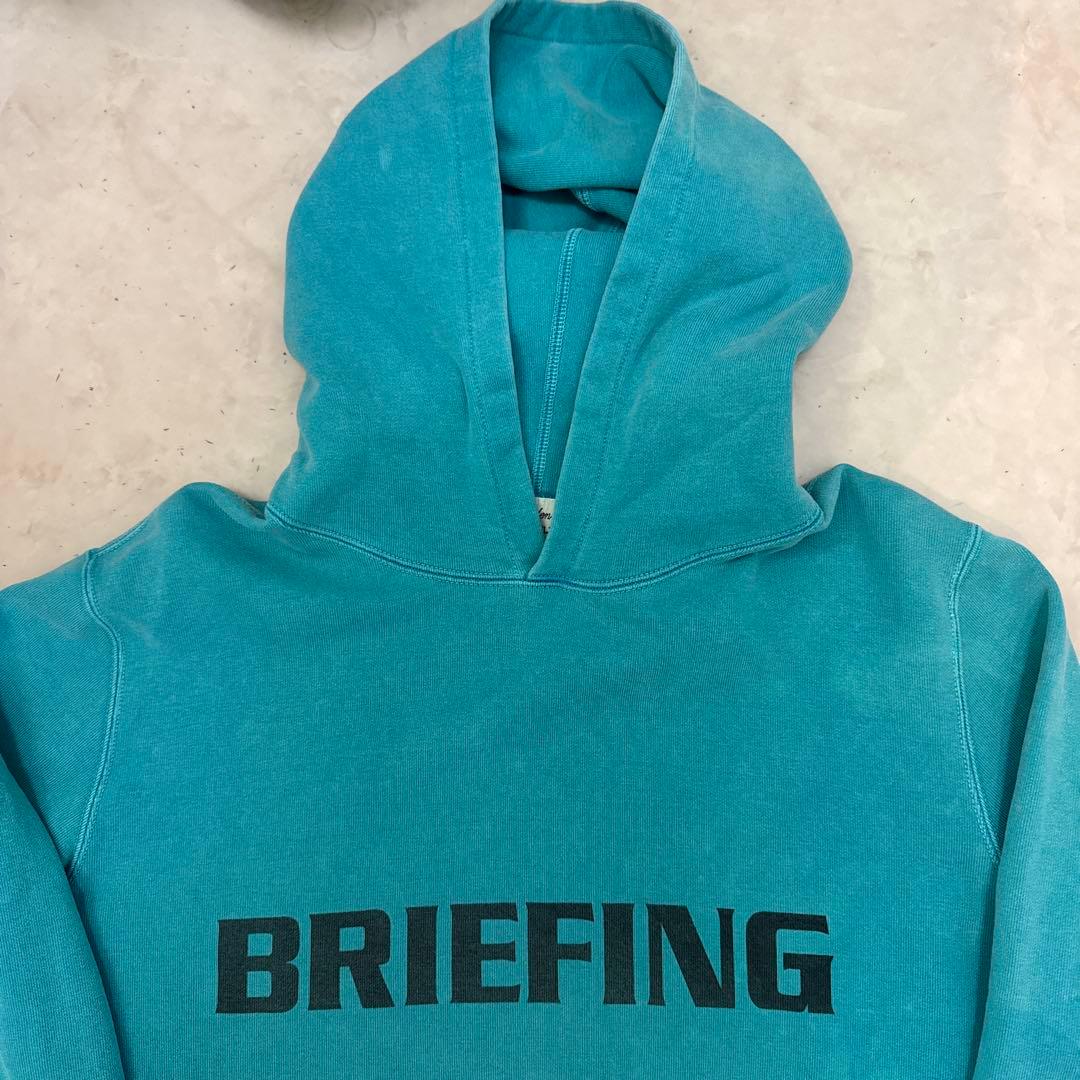 BRIEFING レミリーフパーカー エメラルドM